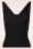 Vintage Chic for Topvintage - Emma mouwloze slinky top in zwart