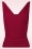 Vintage Chic for Topvintage - Emma mouwloze slinky top in dieprood 