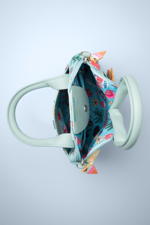 Vendula - Vendula Sands Tropical Shirt Tasche in Aqua 4