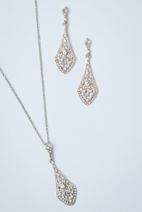 Lovely - Crystal Halskette in Silber 5