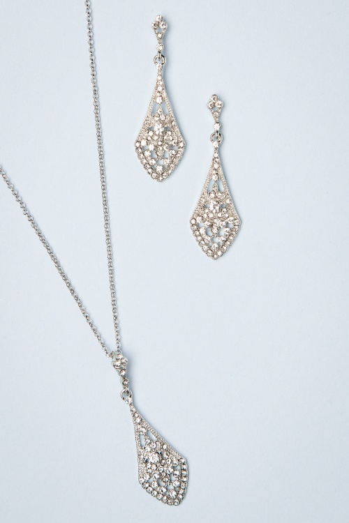 Lovely - Crystal Halskette in Silber 5