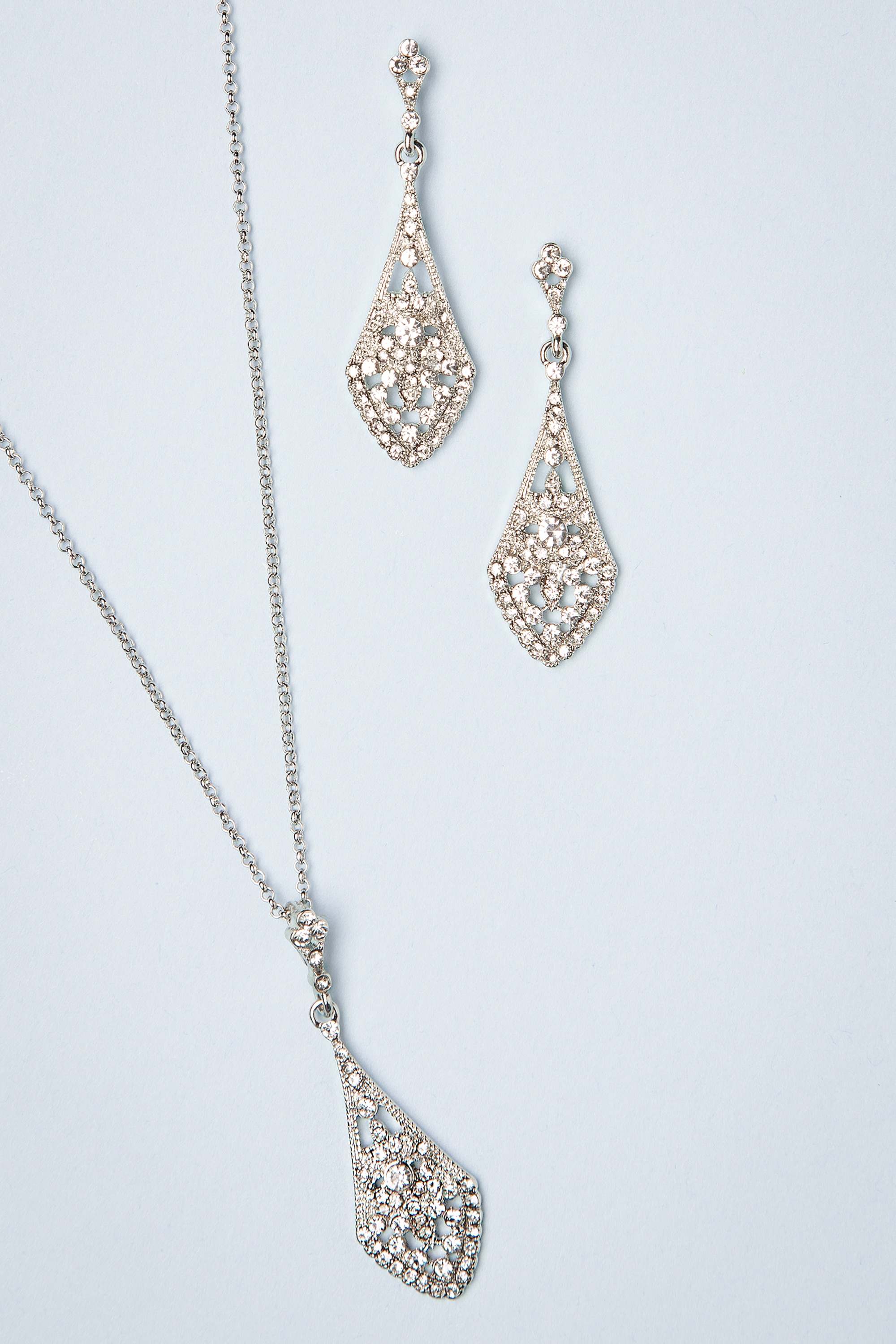 Lovely - Crystal Halskette in Silber 5