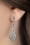 Lovely - Kristallen oorbellen in zilver