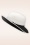 Bronté - Anna Straw Sun Hat in Black and White 2