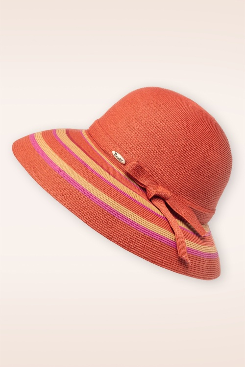 Bronté - Joanna Travel Hat in Orange