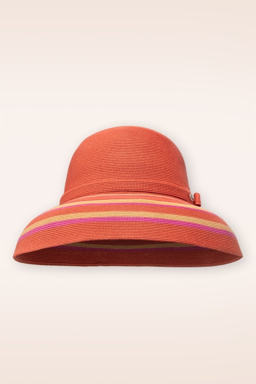 Bronté - Joanna Travel Hat in Orange 2