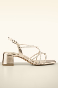 Tamaris - Gia Sparkle sandaaltjes in goud