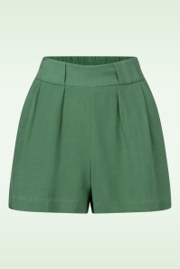 Louche - Hilton Linen Mix short in grasgroen