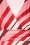 Vintage Chic for Topvintage - Fiona Striped maxi jurk in rood en roze 2