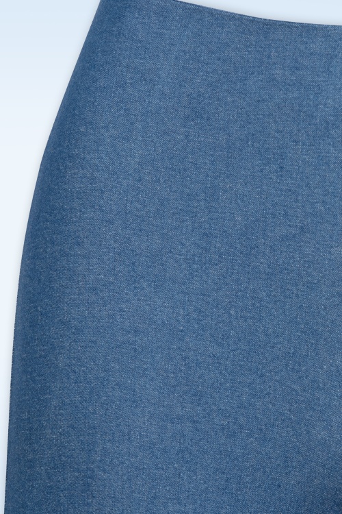 Very Cherry - Marlene Pantalon in Delfino Indigo Blauw 2