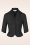 Miss Candyfloss - Liza Lou blazer jacket in zwart