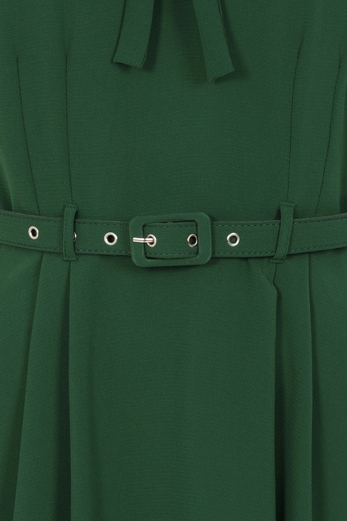 Banned Retro - Holly swing jurk in groen 3