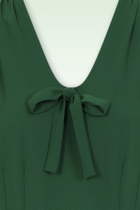 Banned Retro - Holly swing jurk in groen 2