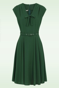 Banned Retro - Holly swing jurk in groen