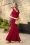 Vintage Chic for Topvintage - Sabrina Maxi Dress in Deep Red