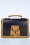 Banned Retro - Antieke Messenger Bag in blauw