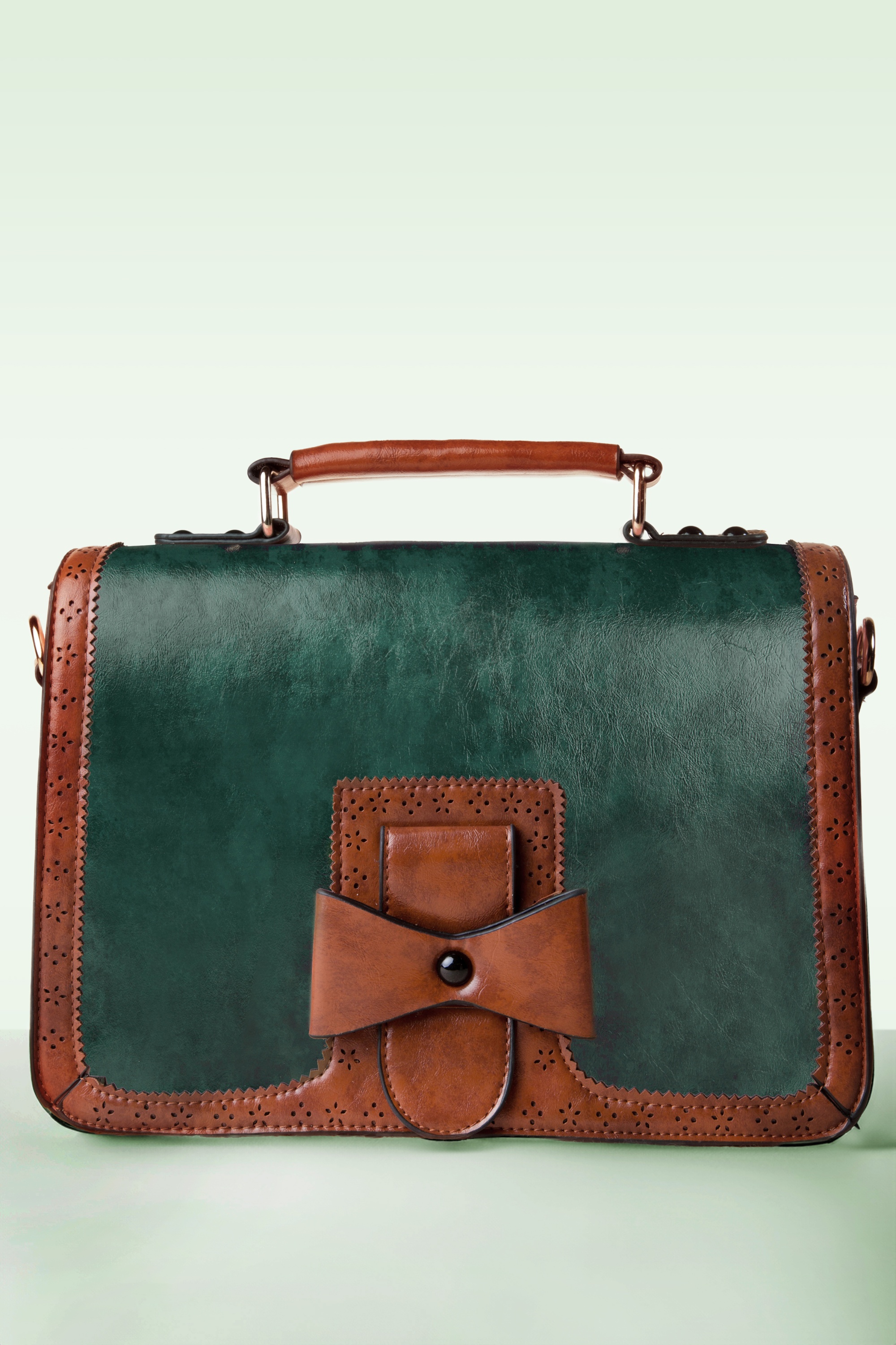 Banned Retro - Antieke handtas in groen