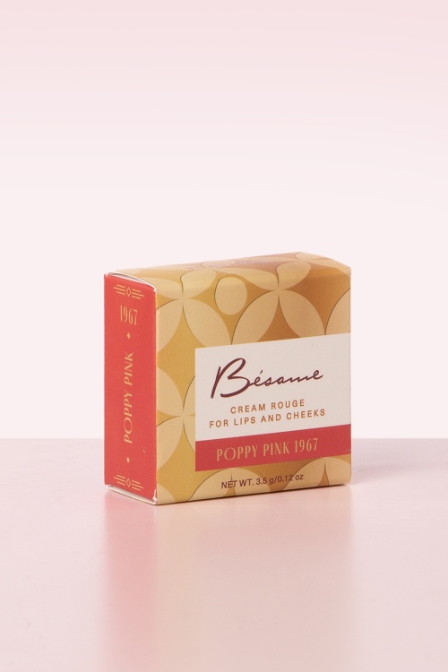 Bésame Cosmetics - Poppy Cream Rouge & Lip Colour 4