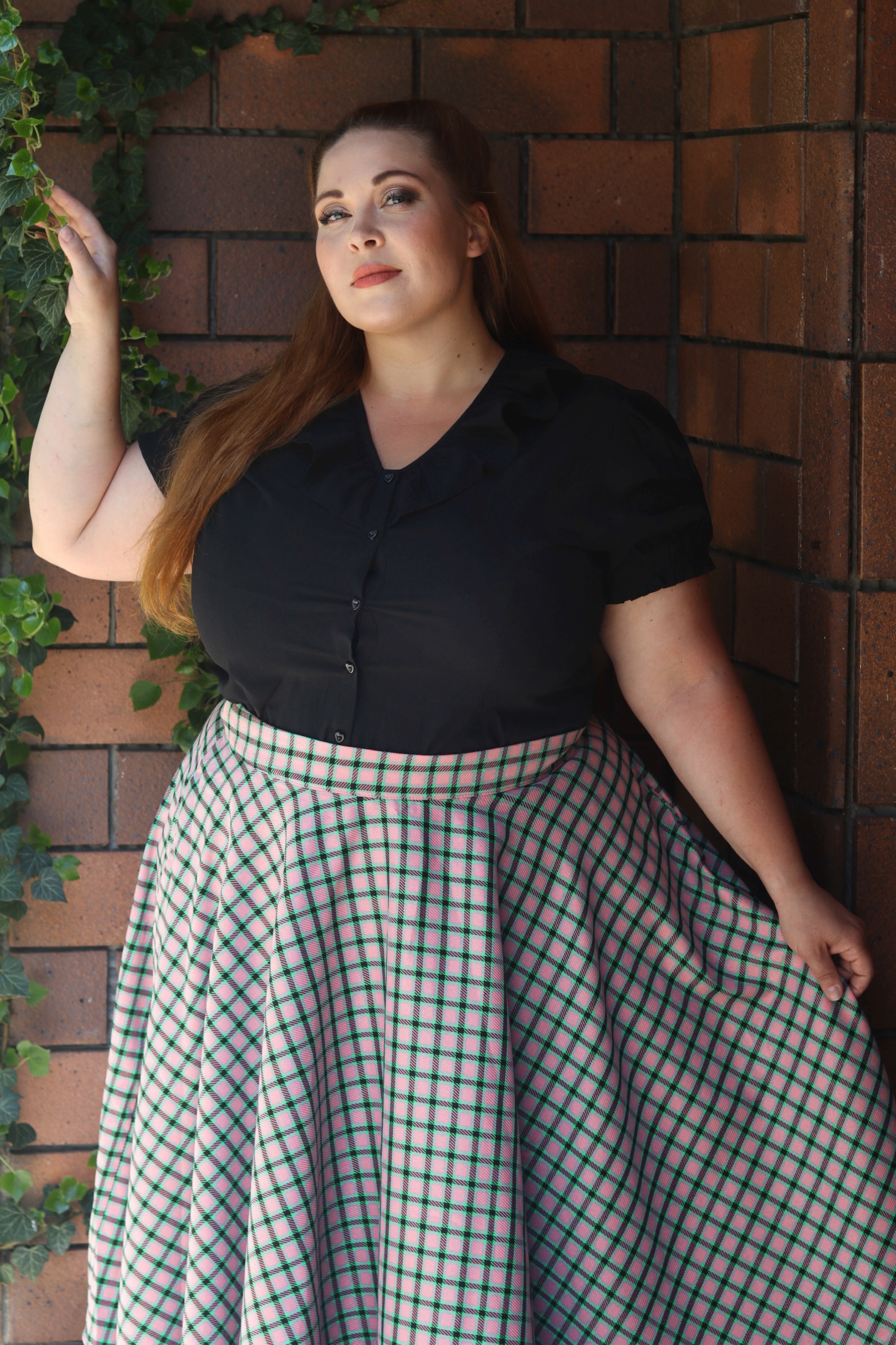 Banned Retro - Madeline Ruffle blouse in zwart 3