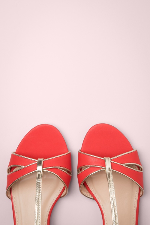 Poti Pati - Sandales Jocelyn en rouge 2