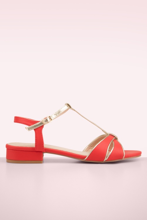 Poti Pati - Sandales Jocelyn en rouge