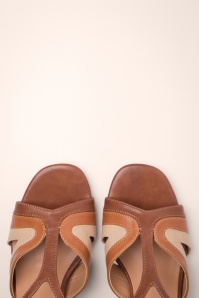 Poti Pati - Selah Block Heel sandaaltjes in bruin 2