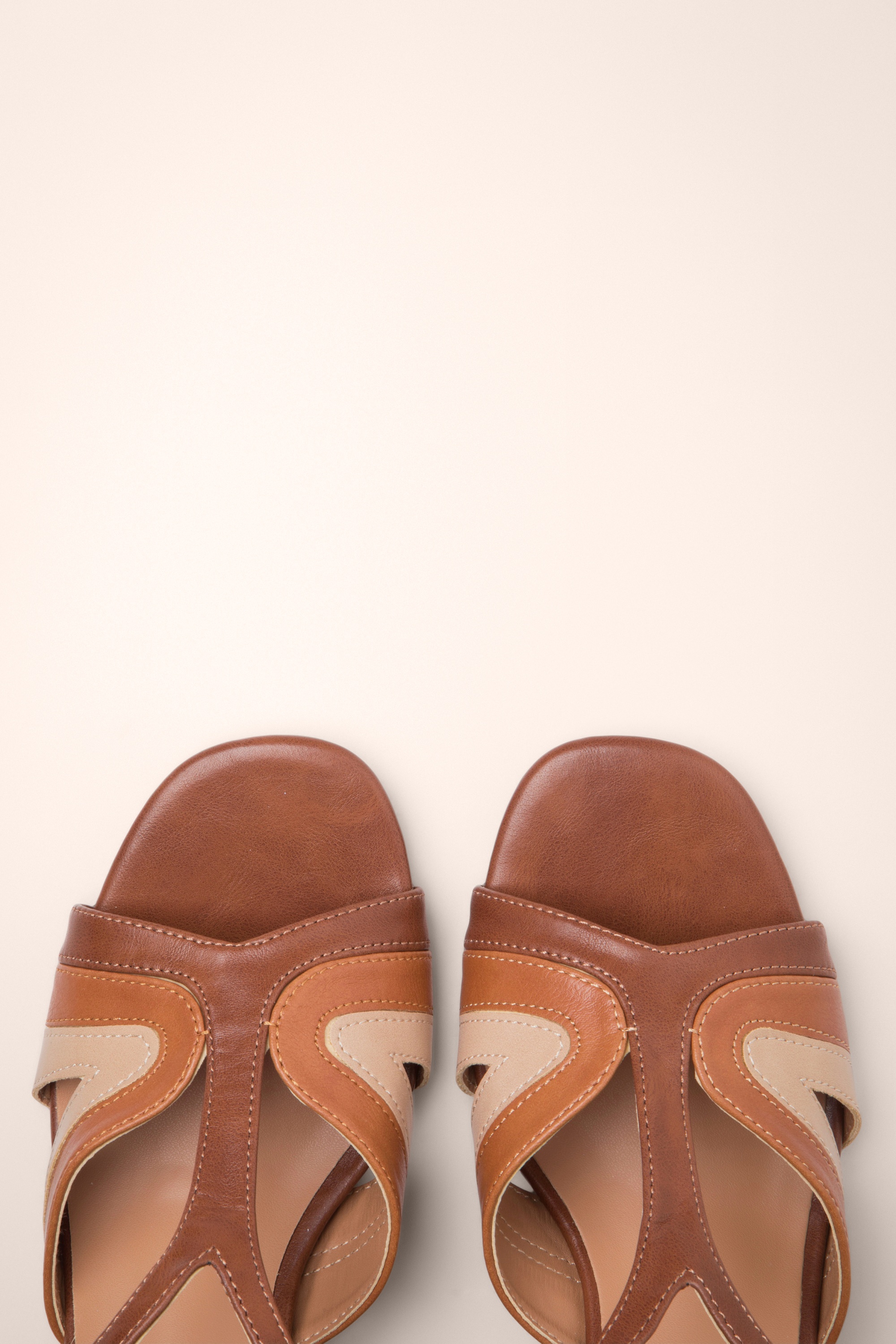 Poti Pati - Selah Block Heel sandaaltjes in bruin 2