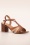 Poti Pati - Selah Block Heel sandaaltjes in bruin 3
