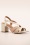 Poti Pati - Maci Block Heel sandaaltjes in crème 3
