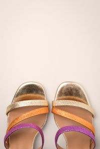 Poti Pati - Yasmin Block Heel Sandals in Gold 2
