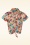 Queen Kerosin - Beaches Cropped Hawaii blouse in multi