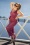 Surkana - Vera Geo Print jumpsuit in fuchsia