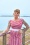 Miss Candyfloss - Juliette-Rose Striped jurk in rood en wit 3