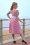Miss Candyfloss - Juliette-Rose Striped jurk in rood en wit 4