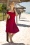 Vintage Chic for Topvintage - Lillian swing jurk in scarlet rood