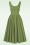 Timeless - Lolita midi jurk in saliegroen 2