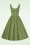 Timeless - Lolita midi jurk in saliegroen 6