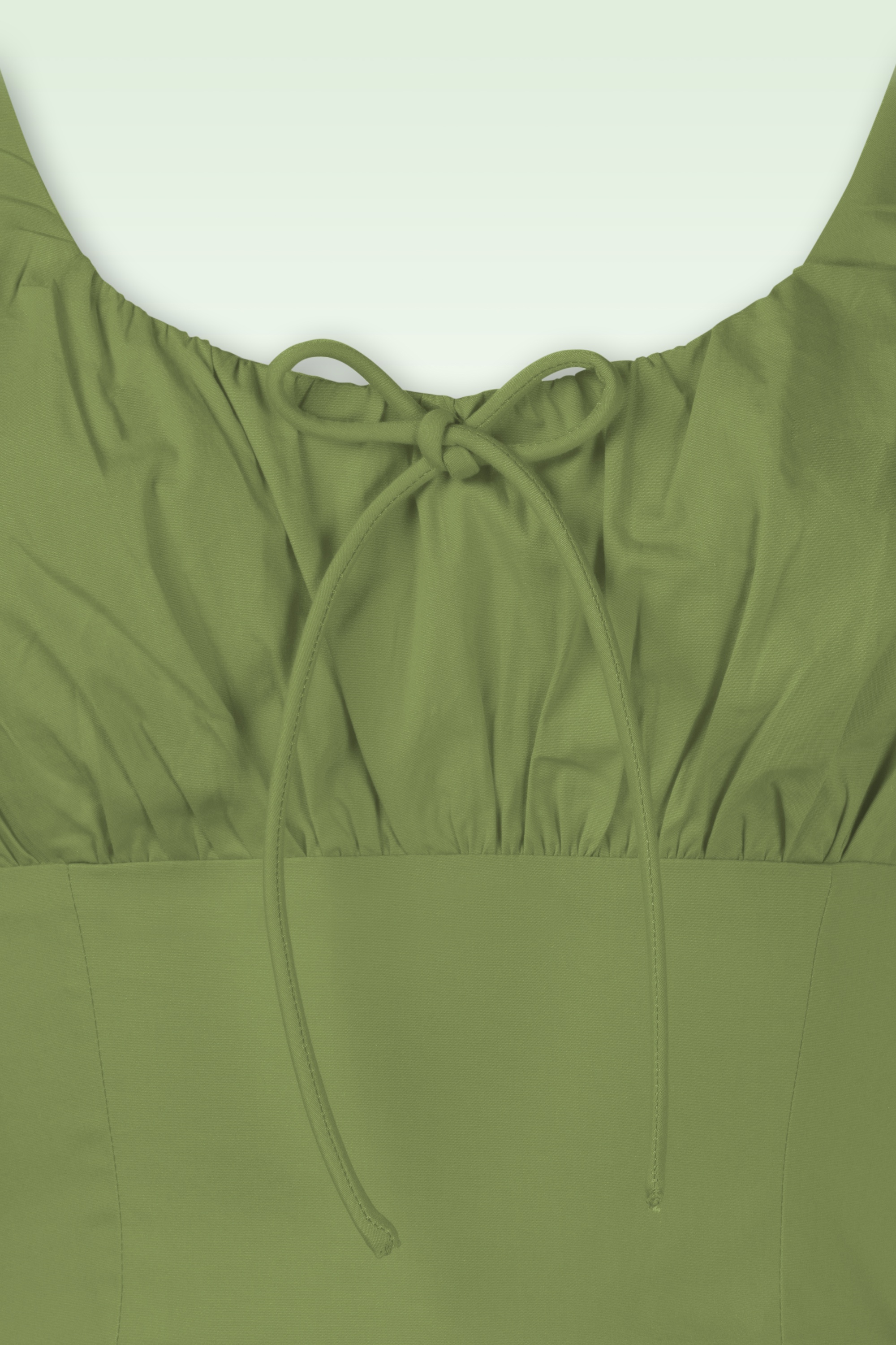 Timeless - Lolita midi jurk in saliegroen 3