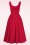 Timeless - Lolita midi jurk in lippenstift rood 6