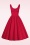 Timeless - Lolita midi jurk in lippenstift rood 7