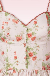 Timeless - Bryson Floral midi jurk in poederroze 4