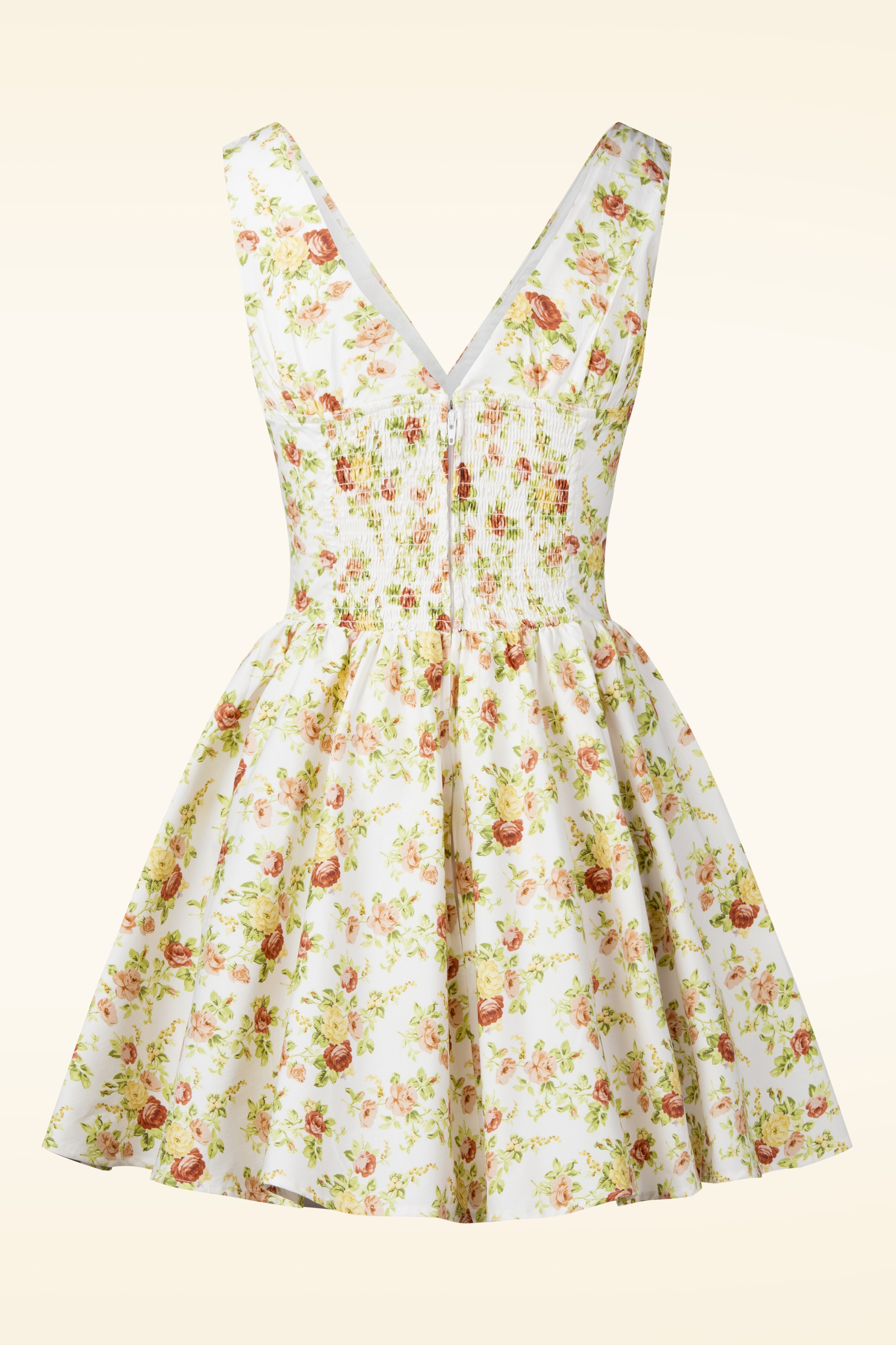 Timeless - Irisa Floral mini jurk in wit en multi 5