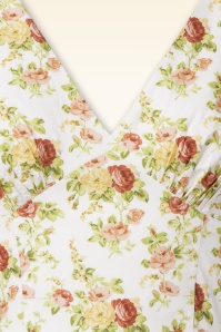 Timeless - Irisa Floral mini jurk in wit en multi 3