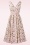 Timeless - Lysandra Vintage Floral Midi Dress in Pink 6