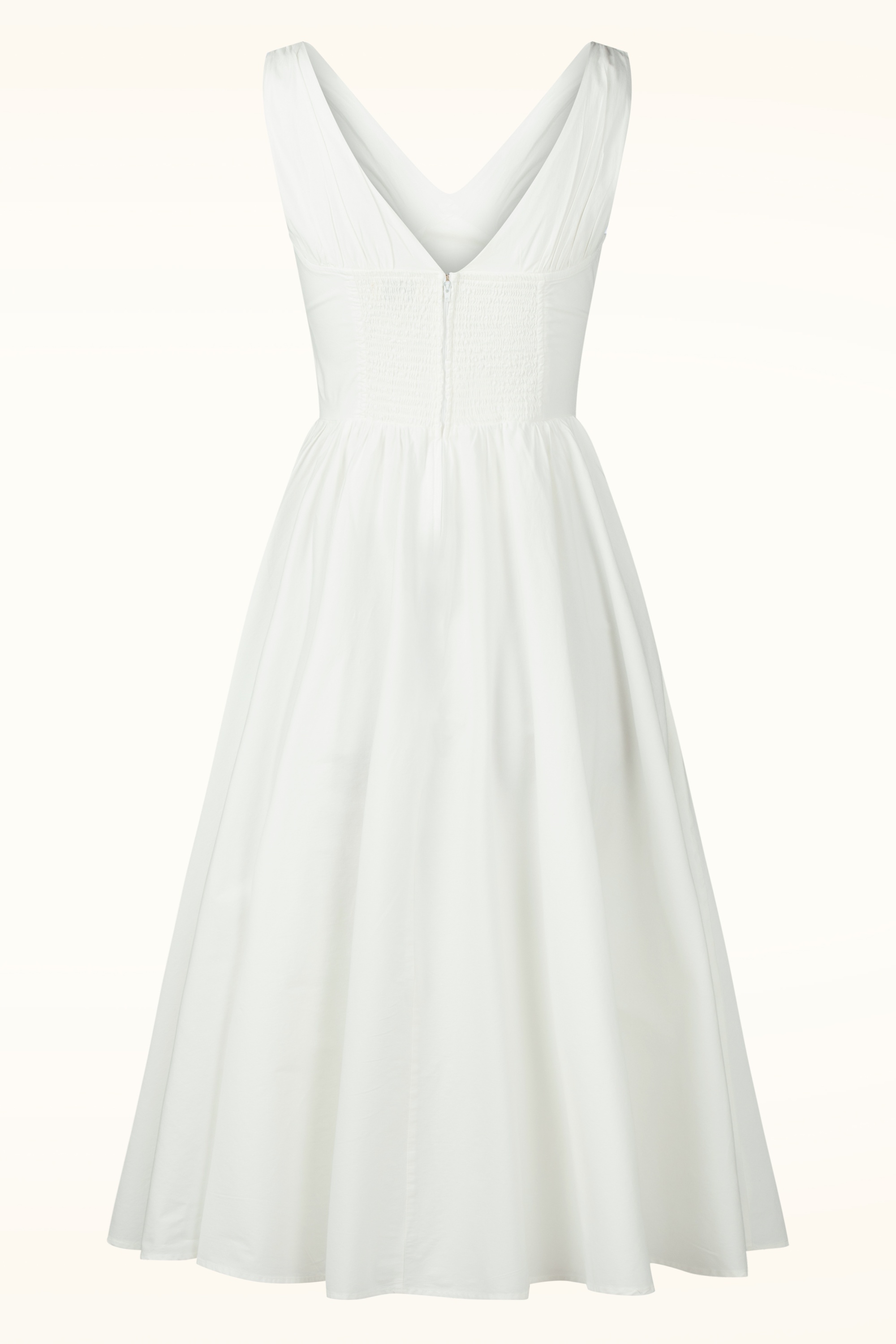 Timeless - Lysandra midi jurk in wit 7