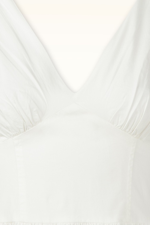 Timeless - Lysandra midi jurk in wit 5