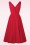 Timeless - Lysandra broderie anglaise midi jurk in lippenstift rood 7