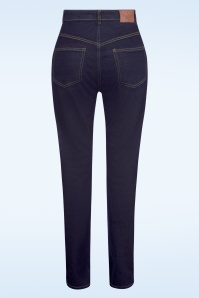 Queen Kerosin - Betty Red Selvedge skinny jeans in donkerblauw 3