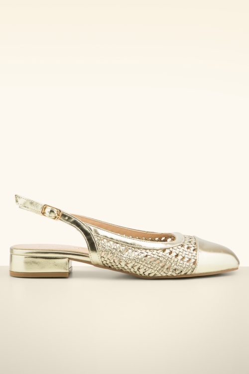 Poti Pati - Estelle ballerina's in goud