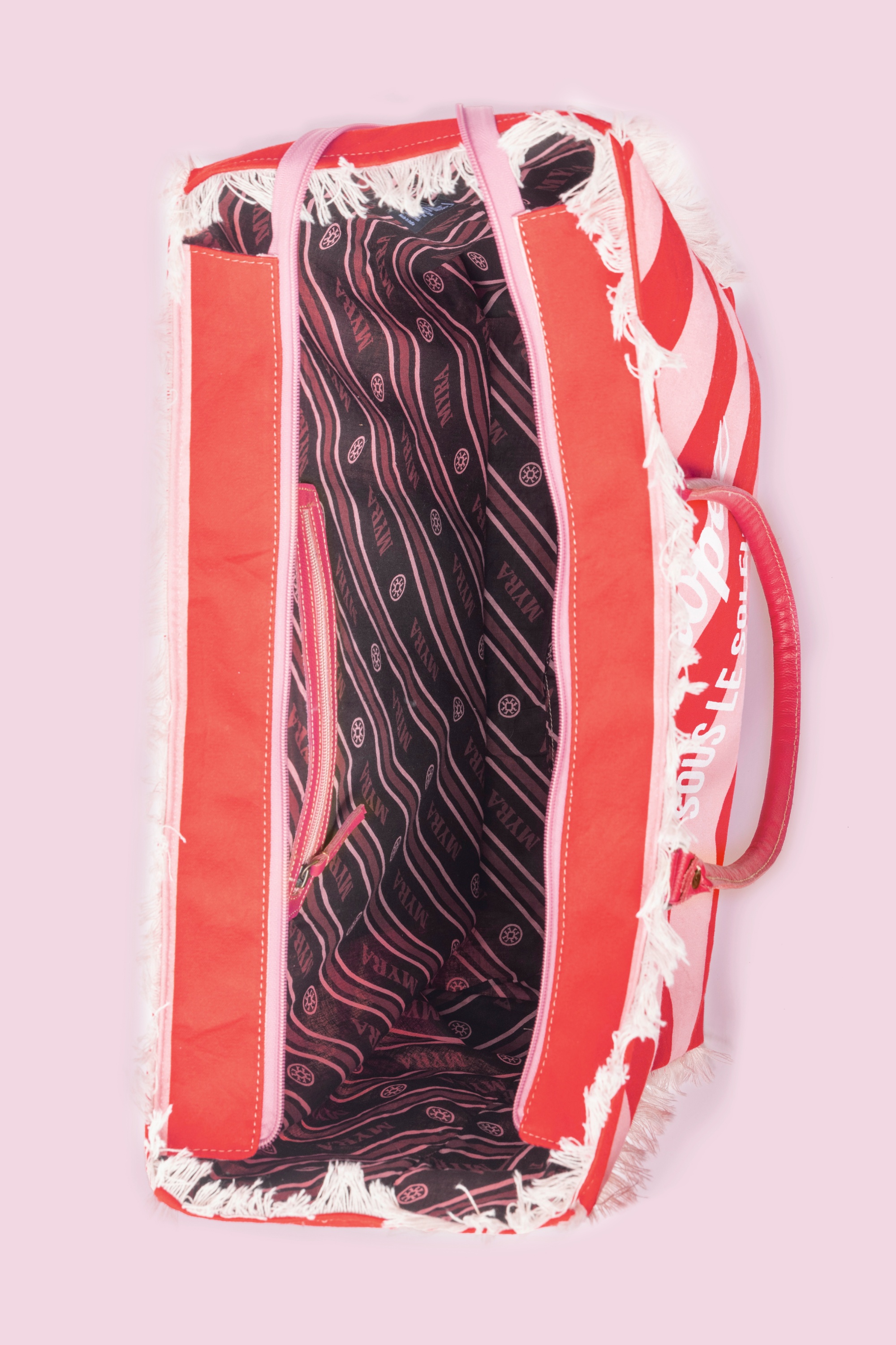 Myra Bags - Saint Tropez Weekender tas in rood 3